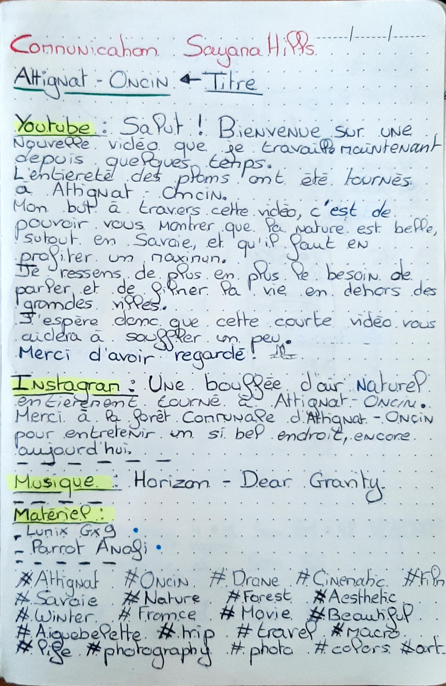 notes